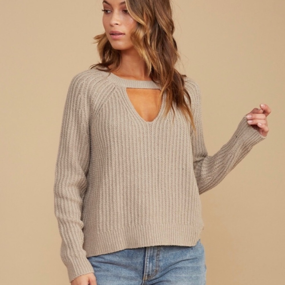 RVCA Case Sweater in Oat